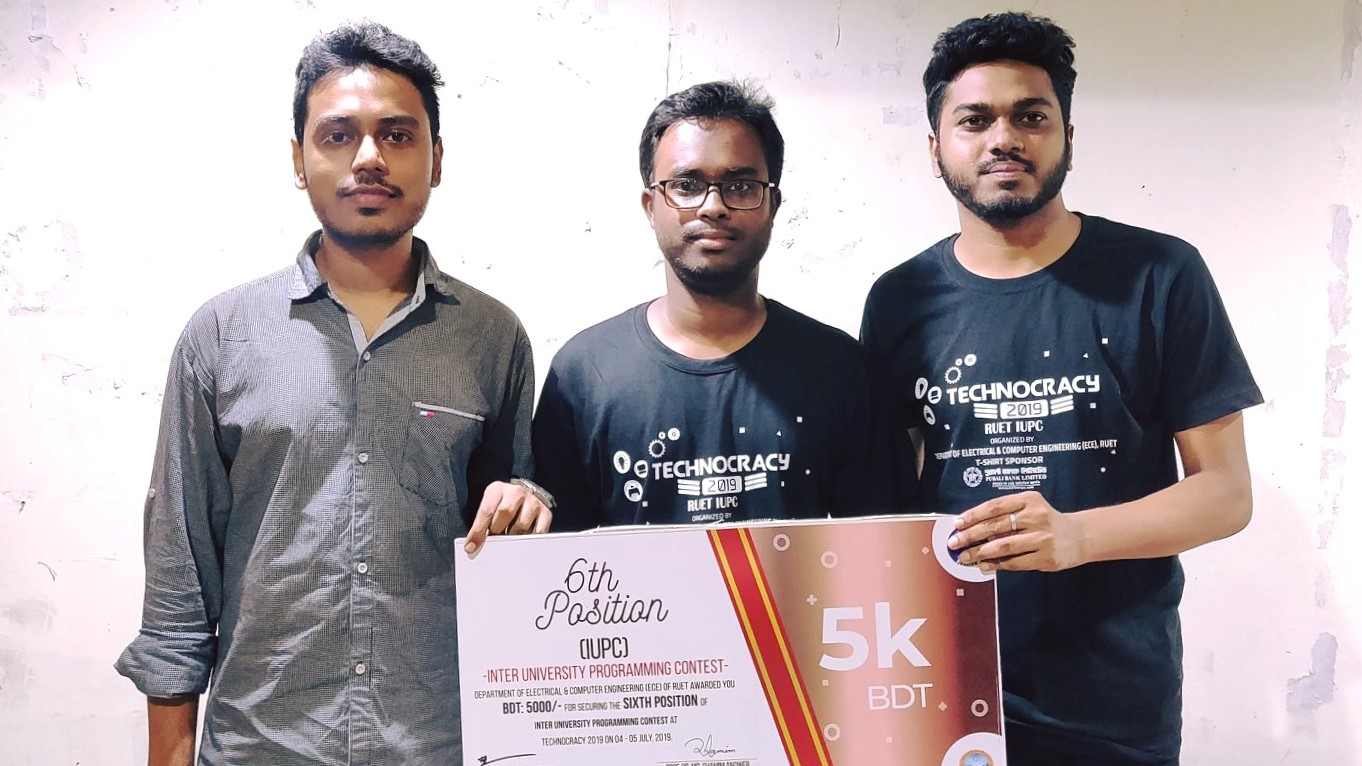 Team NSU MeowMax  RUET IUPC 2019